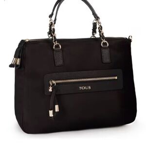 Tous Black Satchel Bag